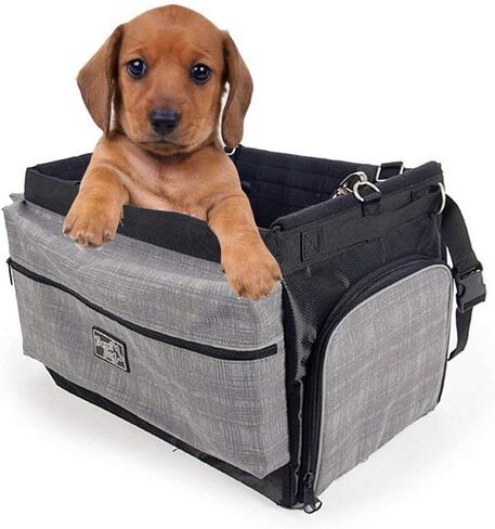 ALL FOR PAWS pet basket for bicycle dog basket for bike Delux 2 in 1 Dog Bike Basket Bicycle Basket Carrier Bag with Reflective Stripe for Small Dogs,Cats,Rabbit, upto 10Lbs in Saudi Arabia