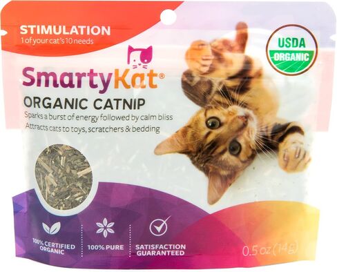 SmartyKat Catnip for Cats & Kittens, Shaker Canister - 2 Ounces in Saudi Arabia