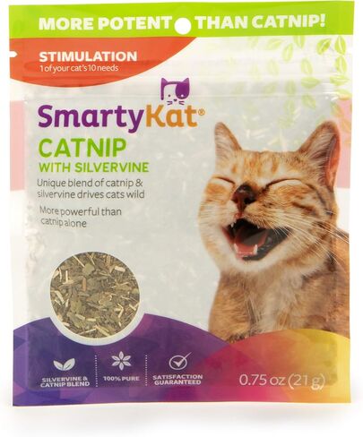 SmartyKat Catnip for Cats & Kittens, Shaker Canister - 2 Ounces in Saudi Arabia