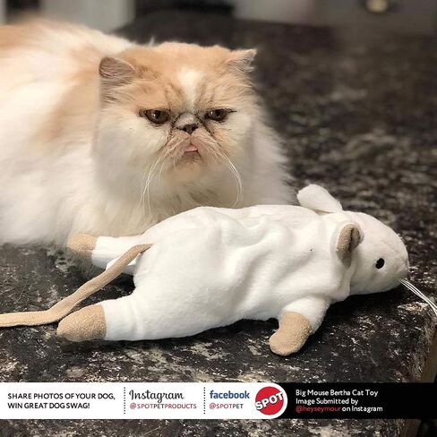 Ethical Pets 52085 Big Mouse Bertha Catnip Toys in Kuwait