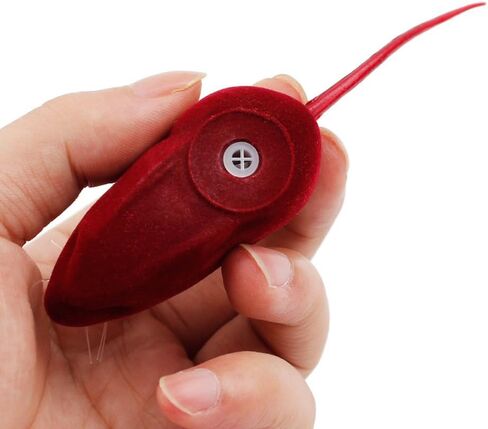 لعبة لعب القطط والكلاب، لعبة صرير الضوضاء، لعبة الفئران الجميلة، لعبة الفئران الكاذبة، 4 قطع متعددة الألوان in Kuwait