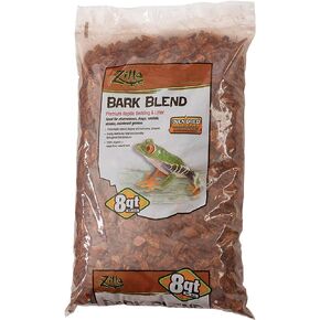 Zilla Bark Blend, Organic Fir Bark for Tropical and Forest Habitats, 8 Quarts