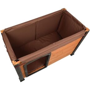 PRECISION PET PRODUCTS Log Cabin Dog House Insulation Kit - Machine Washable -Large
