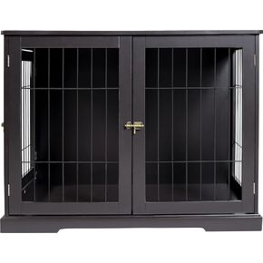 TRIXIE 29.5" Indoor Dog Crate, Wooden Crate Table for Dogs Up to 25 lb, Small Dog Kennel, Perfect in Any Room, Brown in Saudi Arabia