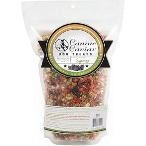 Dehydrated Dog Food Topper Mix - Canine Caviar Synergy Vegetable Supplement, Natural Grain-Free Dog Food Topper for All Breeds and Life Stages, Dehydrated Food for Dogs (2.5 lbs) in Saudi Arabia