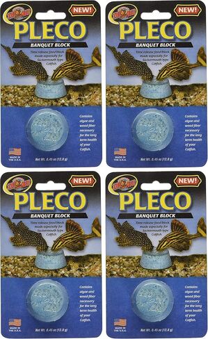 Zoo Med Laboratories AZMBB8 Pleco Banquet Block Black 0.45 Ounce (Pack of 1) in Saudi Arabia