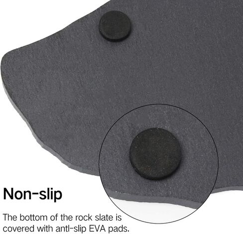 طبق صخور للزواحف من Linifar بتصميم السلحفاة منصة طعام صخرية لتزيين الموطن والتنين الملتحي السحالي المتوجج برص الحرباء الأفعى in Kuwait