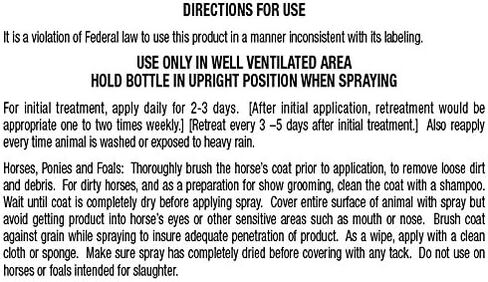 Farnam Mosquito Halt Repellent Spray for Horses, Ready-to-Use Fly and Bug Spray, 32 Fluid Ounces, One Quart Bottle with Trigger Sprayer in Saudi Arabia