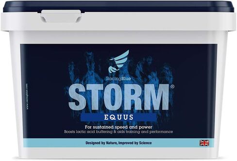ستورم ايكوس - مكمل للأداء الرياضي للخيول، يستهدف إرهاق العضلات. مناسبة للسباقات، والفعاليات، وقفز الحواجز، والترويض، وقيادة العربات in Saudi Arabia