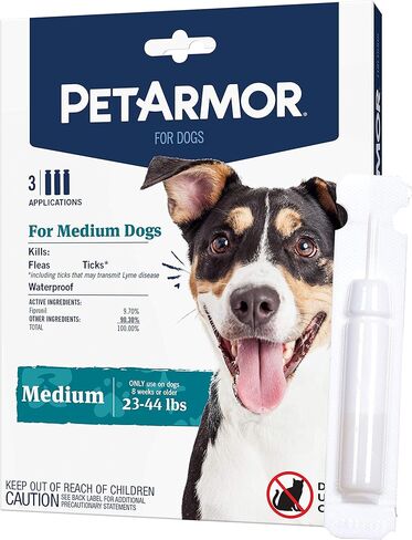 PetArmor for Dogs, Flea and Tick Treatment for Large Dogs (45-88 Pounds), Includes 3 Month Supply of Topical Flea Treatments in Kuwait