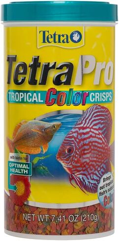 TetraPro Tropical Color Crisps Fish Food, 7.41 oz in Kuwait