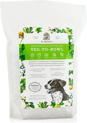 Dr. Harvey's Veg-to-Bowl Pre-Mix Dog Food, Grain Free (5 lb) in Kuwait