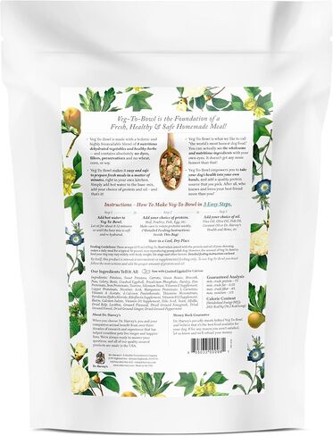 Dr. Harvey's Veg-to-Bowl Pre-Mix Dog Food, Grain Free (5 lb) in Kuwait