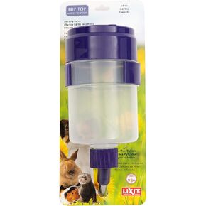 Lixit Lever Valve Top Fill No Drip Water Bottles for Rabbits, Chinchillas, Ferrets, Guinea Pigs and Adult Rats (32oz)