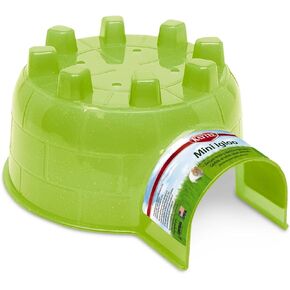 Kaytee Igloo Habitat Hideout For Pet Guinea Pigs, Ferrets, Dwarf Rabbits, Chinchillas, and Other Small Animals, Assorted colors, Large