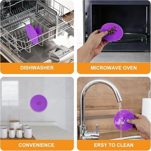 Lick Mat for Cats, Licking Mat for Cats Small 2 Pack with Suction Cups, Small Lick Mat for Small Cats, Boredom Anxiety Reducer, Round Cat Licking Mat, Alternative to a Slow Feed Cat Bowl or Dish in Kuwait