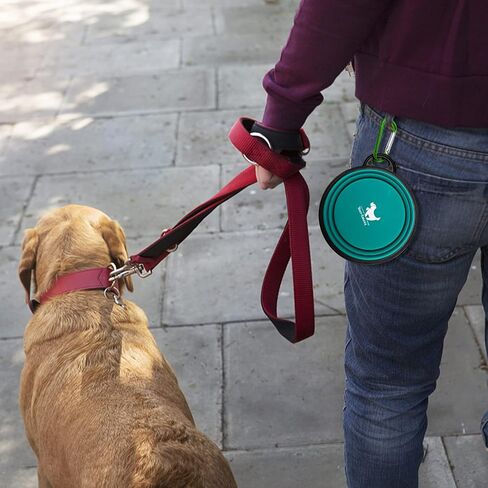 Rest-Eazzzy Collapsible Dog Bowls, 2 Pack Sturdy Portable Dog Water Bowls in Saudi Arabia