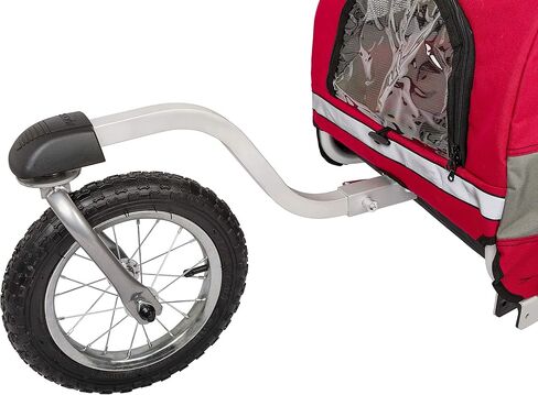 مجموعة عربة الأطفال Happy Ride للكلاب من PetSafe - مجموعة تحويل لمقطورة دراجة Happy Ride Dog - مقود ألومنيوم خفيف الوزن وخالي من الصدأ - عجلة لجميع التضاريس - كبيرة in Saudi Arabia
