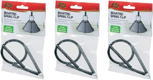 Zilla 3 Pack of Mounting Spring Clips for Reptile Habitat Lighting Domes in Saudi Arabia