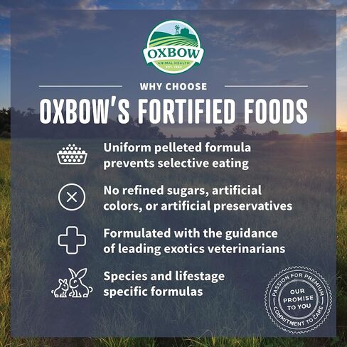 طعام خنزير غينيا الأساسي من Oxbow - جميع كريات خنزير غينيا الطبيعية البالغة - 5 رطل. in Kuwait
