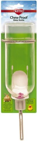 Kaytee Chew-Proof Water Bottle for Pet Rabbits, Ferrets, Guinea Pigs and Chinchillas, 12 oz in Saudi Arabia