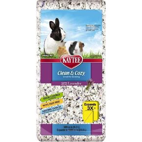 Kaytee Clean & Cozy Lavender Bedding For Pet Guinea Pigs, Rabbits, Hamsters, Gerbils, and Chinchillas, 49.2 Liters
