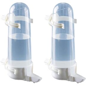 Pet Bird Water Feeder, 8.45 Fl Oz Parrot Water Dispenser, Bird Cage Suspended Automatic Water Dispenser, Bird Feeders for Parakeet Budgie Cockatiel Lovebirds Canary Finch (2Pcs) in Kuwait