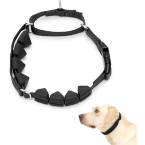 PetSafe Soft Point Training Collar - Helps Stop Pulling - Safer Than Prong or Choke Collars - Teaches Better Leash Manners - No Pull Training Collar with Rubber Points for Dogs - Medium, Black