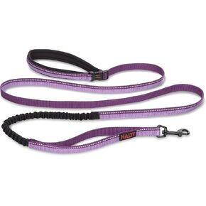 HALTI Active Leash - Award-Winning Bungee Dog Leash, Shock-Absorbing, All-in-One Neoprene Padded Belt & Lead, Perfect for Running & Training with Small & Medium Dogs (Size Small, Blue)