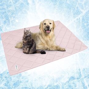 PetAmi Cooling Dog Blanket Lightweight Soft for Large Pet Cat, 40x60 Grey in Saudi Arabia