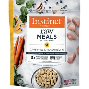 Instinct Freeze Dried Raw Meals Grain Free Recipe Cat Food 9.5 Ounce (Pack of 1)