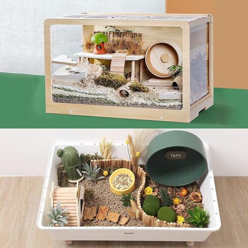 فراش لفضلات الحيوانات الصغيرة من تافيت، سرير طبيعي خالٍ من الغبار للحيوانات الاليفة مع تحكم في الرائحة للهامستر القزم والهامستر السوري والقنافذ والخنزير الغيني والارانب والشينشيلا، 1.45 كغم in Kuwait