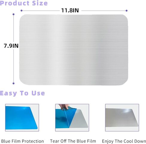 HZxoAxo 2PCS وسادة تبريد أرنب - 11.8 × 7.9 بوصة، بساط تبريد ذاتي مقاوم للعض على شكل أرنب، سرير جليدي للحيوانات الصغيرة، الهامستر، خنزير غينيا، شينشيلا، هريرة، جرو in Kuwait
