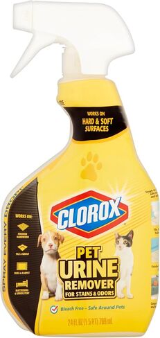 Clorox Pet Urine Remover for Stains and Odors, Spray Bottle, 24-Ounces in Saudi Arabia