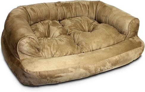 Snoozer Overstuffed Luxury Pet Sofa, Small, Anthracite in Saudi Arabia