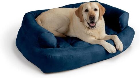 Snoozer Overstuffed Luxury Pet Sofa, Small, Anthracite in Saudi Arabia