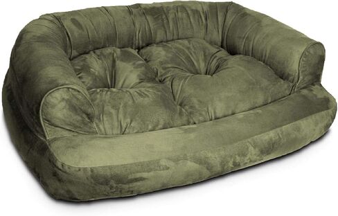 Snoozer Overstuffed Luxury Pet Sofa, Small, Anthracite in Saudi Arabia