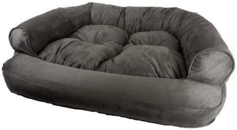Snoozer Overstuffed Luxury Pet Sofa, Small, Anthracite in Saudi Arabia