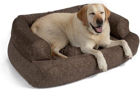 Snoozer Overstuffed Luxury Pet Sofa, Small, Anthracite in Saudi Arabia