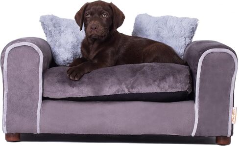 Furry Pet Sofa Lounge, Charcoal, Medium in Kuwait