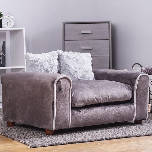 Furry Pet Sofa Lounge, Charcoal, Medium in Kuwait