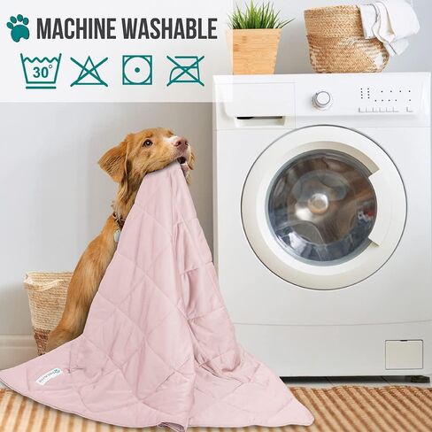 بطانية PetAmi Premium Cooling Dog | غطاء سرير خفيف الوزن رقيق للحيوانات الأليفة للكلاب والقطط والجراء | بطانية الحيوانات الأليفة حامي الأثاث الأريكة | ذو وجهين مريح وغامض | 40×60، أزرق داكن in Kuwait