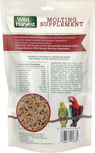Wild Harvest Healthy Benefits Molting Supplement for All Birds 7.5 oz in Saudi Arabia