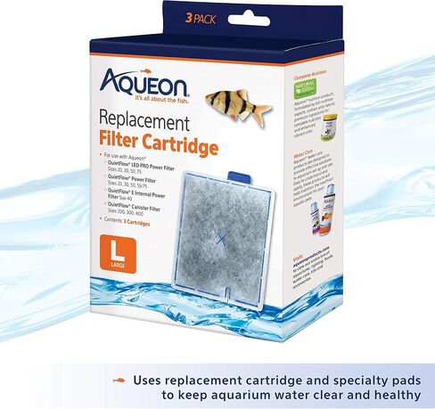 Aqueon QuietFlow 20 LED PRO Aquarium Fish Tank Power Filter لما يصل إلى 30 جالونًا من أحواض السمك in Kuwait