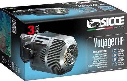 SICCE Voyager Nano 1000 Wave Maker Flow Pump 270 GPH | 360°Adjustable Quiet Submersible Magnetic Powerhead for Saltwater & Freshwater Tanks, Quiet Aquarium Water Circulation Pump 5 to 30 Gallons in Kuwait