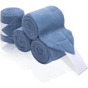 ZELARMAN Polo Leg Wraps، مجموعة من 4 أغطية بولو للخيول، ضمادات ساق الحصان، أغطية ساق الحصان من الصوف القطبي للفارس، الفروسية، مدرب الخيول in Kuwait