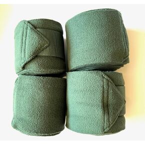 MedTool Fleece Horse Polo Wraps مجموعة من 4 ضمادات (أخضر) in Kuwait