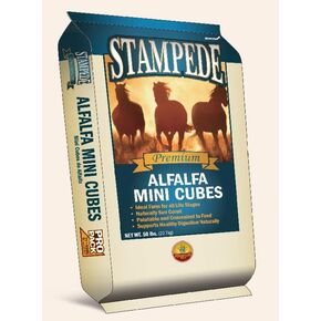 Ernst Grain's Stampede Alfalfa Cubes, Non-GMO (Mini Alfalfa Cubes, 50 lb.) in Saudi Arabia