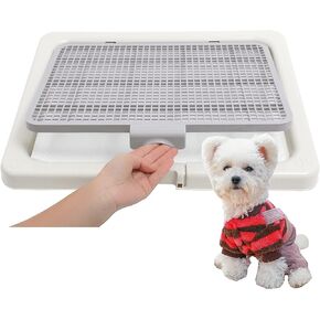 Smart Paws Large 29.92"x24.4" Pet Training Tray,Pet Training Pads Holder,Pet Toilet (Grey)