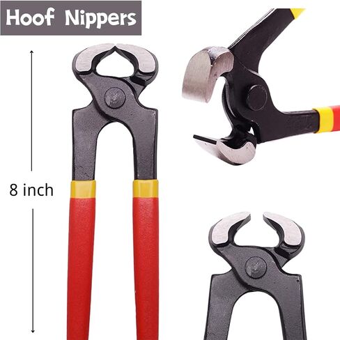 Farrier Tools12 Pcs Horse Farrier Tools Labor Saving Hoof Trimming Care Tools for Horses Cattle Sheep and Donkeys in Saudi Arabia